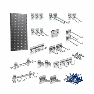 TRITON LB18-1GH-Kit Square Hole Pegboards, Square, 1/4 Inch Peg Hole Size, 36 Inch X 18 Inch X 9/16 In, Steel | CV3ENQ 788WA7