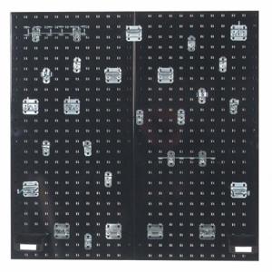 TRITON LB18-BKKit Pegboard Panel Kit, Square, 3/8 Inch Size Peg Hole Size, 36 Inch x 18 Inch x 1/2 Inch | CU7BFF 49WL36