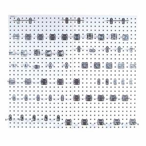 TRITON LB2-Kit Stecktafel-Panel-Set, quadratisch, 3/8 Zoll große Stecklochgröße, 42 Zoll x 24 Zoll x 1/2 Zoll | CU7BFH 49WL41
