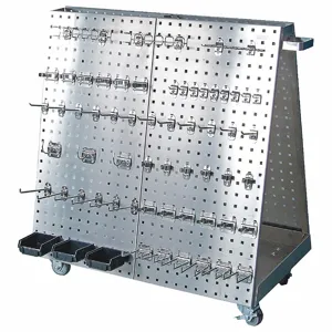 TRITON LBC-18SSH A-Frame Pegboard Truck Kit, Square, 3/8 Inch Peg Holes, 21 Inch X 36 Inch X 39 Inch Size | CU7BEV 55KF70