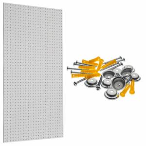 TRITON PEG2-WHT Wall Ready White Pegboards, 1/4 Inch Size Peg Hole Size, 42 Inch x 24 Inch x 1/4 Inch | CV3EPT 788WC3