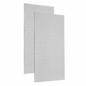 TRITON TPB-2W Pegboard Panel, Round, 1/4 Inch Size Peg Hole Size, 48 Inch x 24 Inch x 1/8 Inch, White | CU7BFT 48RN18