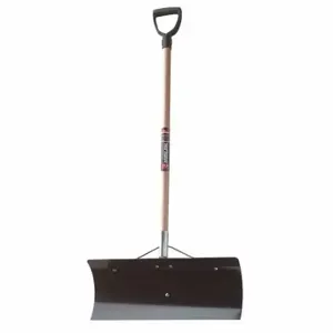 TRUE TEMPER 1639300 Snow Pusher, 24 Inch Blade Width, Wood, 42 Inch Handle Length, D-Grip | CU7CJU 8AJ16