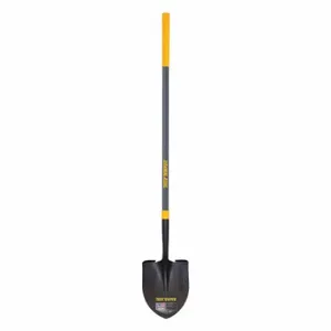 TRUE TEMPER 2584300 Round Point Shovel, Fiberglass Handle | CU7CKU 56YK90