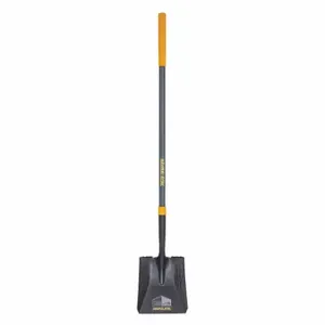 TRUE TEMPER 2585500 Square Point Shovel, Fiberglass Handle | CU7CKW 56YK92