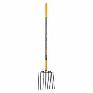 TRUE TEMPER 28124GR Ensilage Fork, Wood, Straight, 48 Inch Handle Lg, 1/4 Inch Wd Of Tines | CV4LXU 49AF68