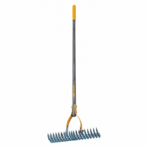 TRUE TEMPER 29140GR Thatch Rake, Metal, 3 1/4 Inch Length of Tines, 14 1/4 Inch Overall Width of Tines | CU7CKF 49AF70