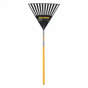 TRUE TEMPER 2914912GR Leaf Rake, Polypropylene, 10 Inch Length of Tines, 24 Inch Overall Wd of Tines, 11 Tines | CU7CKC 49AF69