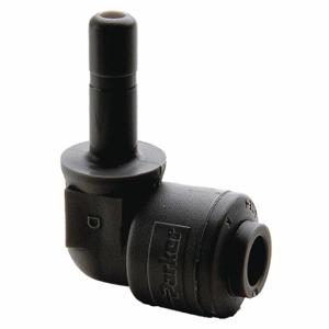TRUESEAL FB4TEU4-HBLK Union Elbow, PVDF, Push-to-Connect x Push-to-Connect, For 1/4 Inch x 1/4 Inch Tube OD | CU7CGN 60NL17