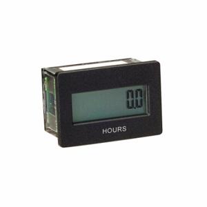 TRUMETER 3410-2010 Hour Meter, LCD, Remote, Hours/Tenths, 10 to 240 VAC/5 to 110 VDC, 8 Digits, Rectangular | CU7CNM 36C711