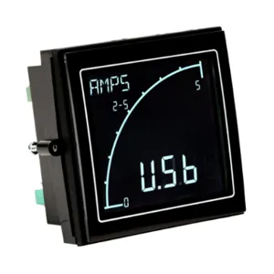 TRUMETER ADM100C-LN Graphical Current Meter, Current Input, 3 Inch Negative Backlit Lcd Configurable To White | CV6TQP