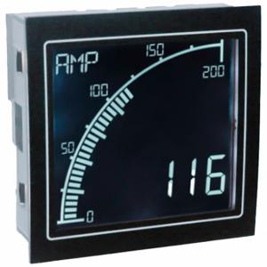 TRUMETER APM-AMP-ANO Analog Panel Meter, Amp Meter, 0 to 10000 A /0 to 5 A, Square Case | CU7CME 794KZ4