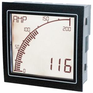 TRUMETER APM-AMP-APO Analog Panel Meter, Amp Meter, 0 to 5 A /0 to 10000 A, Square Case | CU7CMF 794KZ5