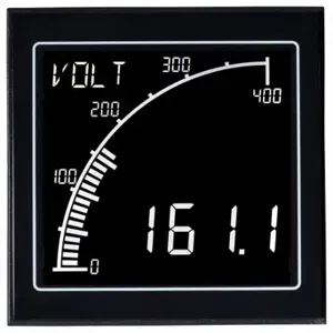 TRUMETER APM-VOLT-ANO Analog Panel Meter, Volt Meter, 0 to 600 VDC/AC, 2.84 x 2.84 x 2.09 in, Square Case | CU7CMK 794KZ3