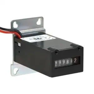 TRUMETER RV8-4916D Electromechanical Counter, 4mm 6-Digit Analog, 24 VDC Input | CV6NYH