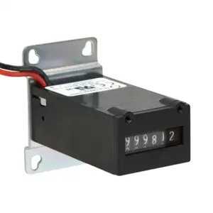 TRUMETER RV9-4916D Electromechanical Counter, 4mm 6-Digit Analog, 12 VDC Input | CV6NYJ