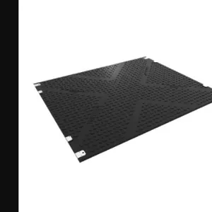 TUFFTRAK SAFETY TTMSST05BL Road Mat, 2500 x 3000 x 38 mm Size, Black | CF4EYB