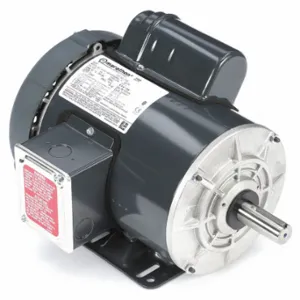 U S MOTORS FD1CM2P14 High Torque Farm Duty Motor, 11725 Nameplate RPM, 115/230 VAC, 143T, Manual, Keyed | CU7NRC 55MM39