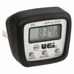 UEI TEST INSTRUMENTS 550B Digital Pocket Thermometer, Top Reading T-Handle Style Pocket Thermometer, T-Handle Body | CU7DWD 9UGY9