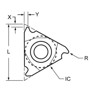 ULTRA-DEX USA 3JIRG60 Carbide Insert Triangle | AH3TKC 33MR38