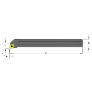 ULTRA-DEX USA S10Q SCLPR3 Boring Bar | AH3WEY 33NJ50