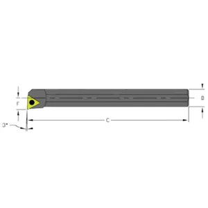 ULTRA-DEX USA S16R STUPR3 Boring Bar | AH3WHU 33NK16