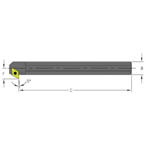 ULTRA-DEX USA A08M SDXCR2 Boring Bar | AH3UHN 33MX52