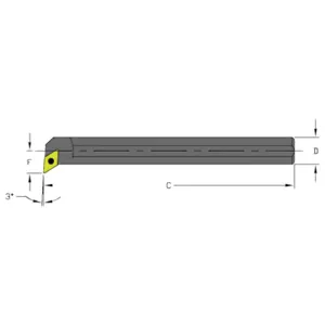 ULTRA-DEX USA S10Q SDUCL2 Boring Bar | AH3WFB 33NJ53