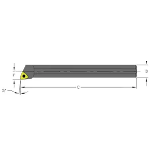 ULTRA-DEX USA S10Q SWLCL3 Boring Bar | AH3WFN 33NJ64