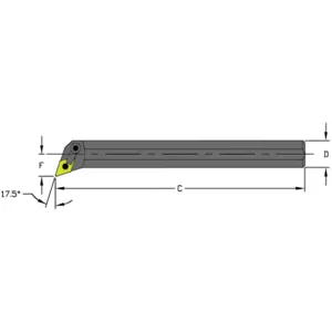 ULTRA-DEX USA A24U MDQNR4 Boring Bar | AH3UNP 33MY69