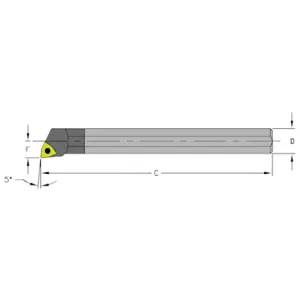 ULTRA-DEX USA E10S SWLCR3 Boring Bar | AH3VEU 33ND12