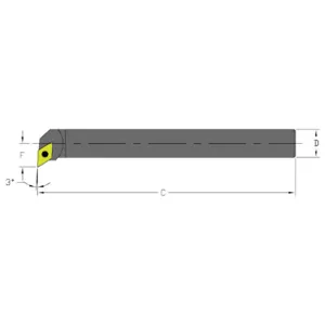 ULTRA-DEX USA D12S SDUCR3 Boring Bar | AH3UXK 33NA41