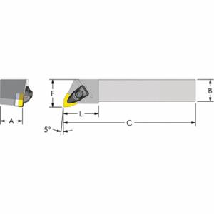 ULTRA-DEX USA DWLNR 20-4D Wendeschneidplatten-Dreh- und Profilierwerkzeughalter | CU7EAT 60FE35
