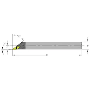 ULTRA-DEX USA E10S SVJBR2 Boring Bar | AH3VEP 33ND08