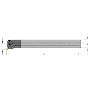 ULTRA-DEX USA E08R NER2 Boring Bar | AH3VBC 33NC27