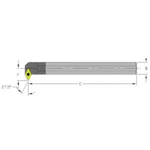 ULTRA-DEX USA E12S SDNCR3 Boring Bar | AH3VGK 33ND50