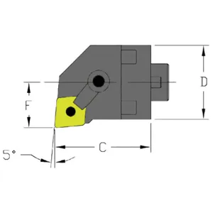 ULTRA-DEX USA MH24 MCLNR4-CFT Boring Bar | AH3VUG 33NG03