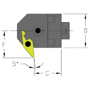 ULTRA-DEX USA MH28 MVXNR3-CFT Boring Bar | AH3VWJ 33NG51