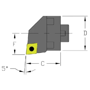 ULTRA-DEX USA MH28 SCLCR3-CFT Boring Bar | AH3VWV 33NG61