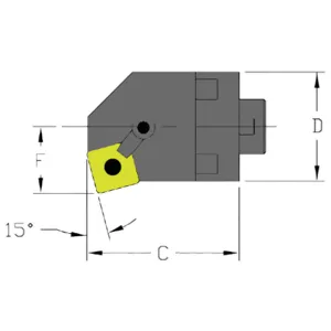 ULTRA-DEX USA MH32 MSKNR6-CFT Boring Bar | AH3VXZ 33NG88