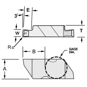 ULTRA-DEX USA NG-3L W.062 Carbide Insert Top Notch | AH3TUZ 33MU54