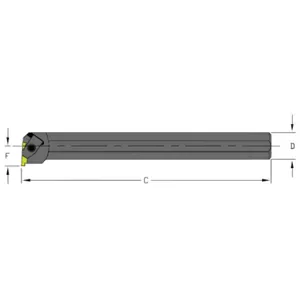 ULTRA-DEX USA S10Q NER2 Boring Bar | AH3WEP 33NJ42