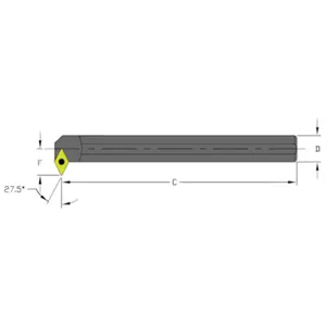 ULTRA-DEX USA S10Q SDNCR2 Boring Bar | AH3WEZ 33NJ51