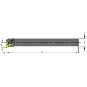 ULTRA-DEX USA S20U MTFNR3 Boring Bar | AH3WKH 33NK52