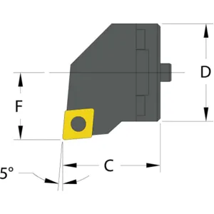 ULTRA-DEX USA SH16 SCLCL3 Boring Bar Chatter-Free Left 0.984 inch diameter | AH3TWX 33MU98