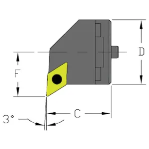 ULTRA-DEX USA SH24 SDUCL3 Boring Bar | AH3WQA 33NL61