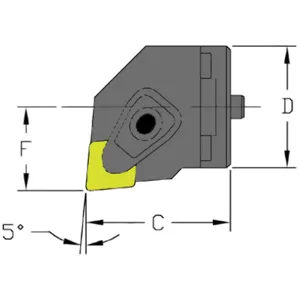 ULTRA-DEX USA SH20 DCLNR4 Boring Bar | AH3WNR 33NL30