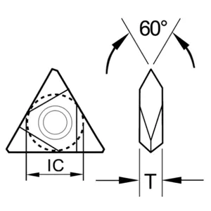 ULTRA-DEX USA TNMA-43NV .010 Carbide Insert Triangle | AH3TZB 33MV49