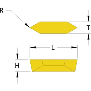 ULTRA-DEX USA V84-NV Carbide Insert V-Bottom UD51 | AH3WYU 33NN41