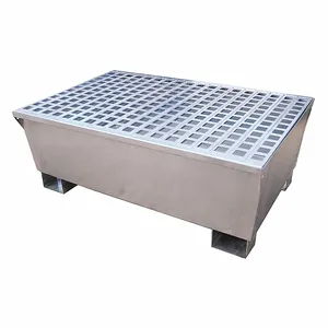 ULTRATECH 1180 Spill Pallet, 2 Drums, Gray | CM8AYN